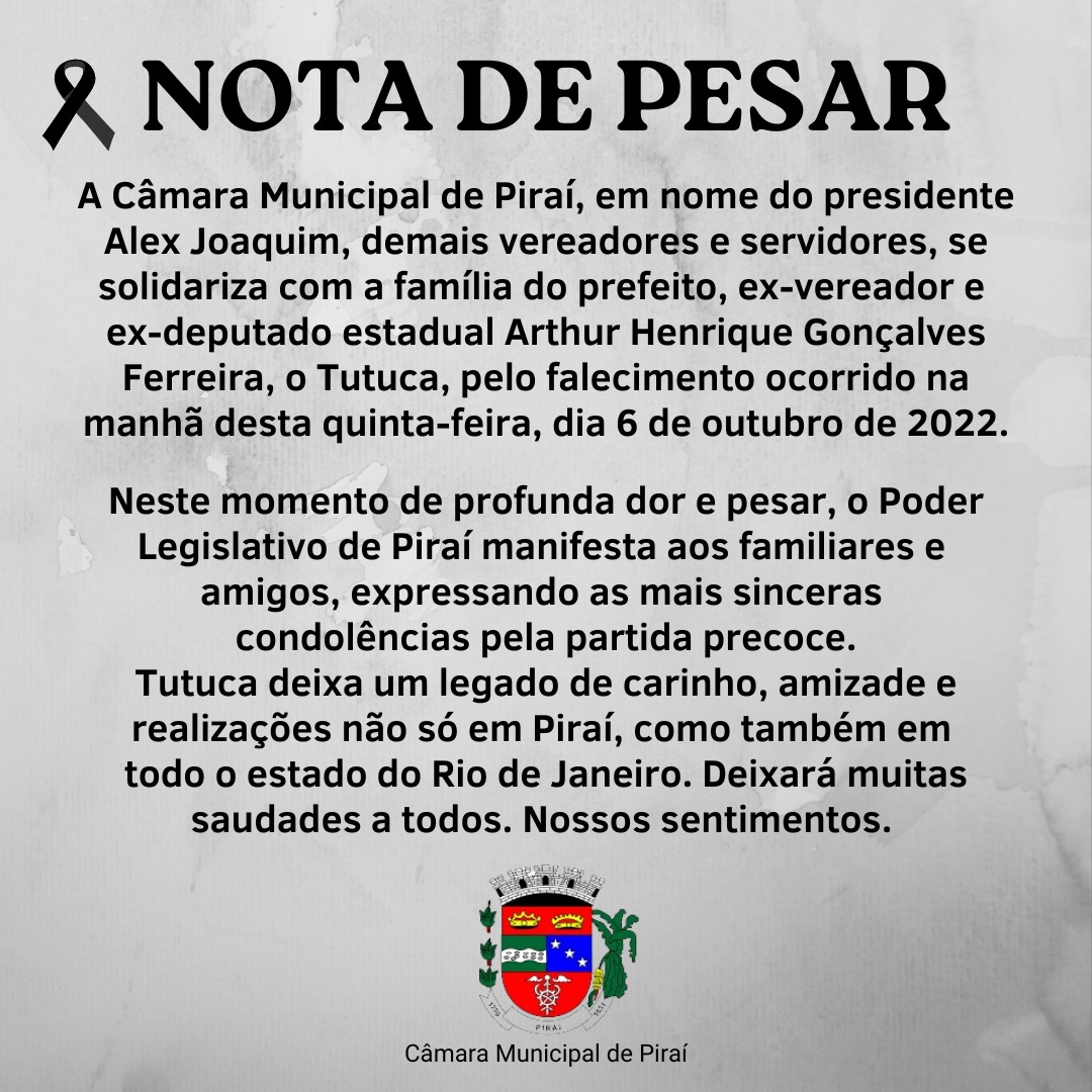 Nota de Pesar