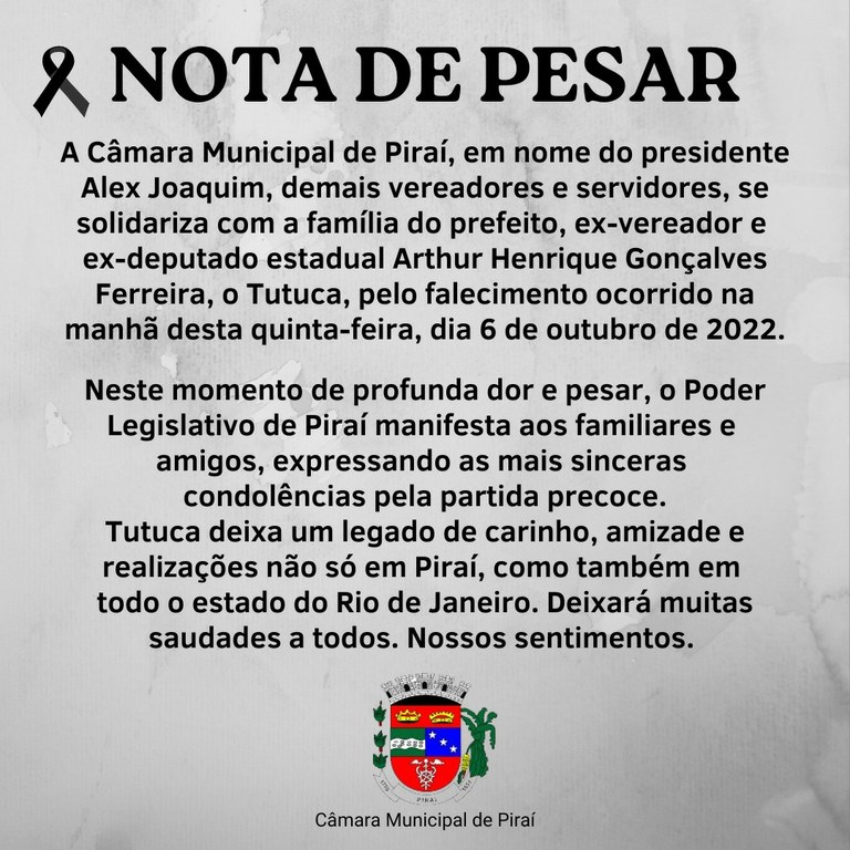 Nota de Pesar