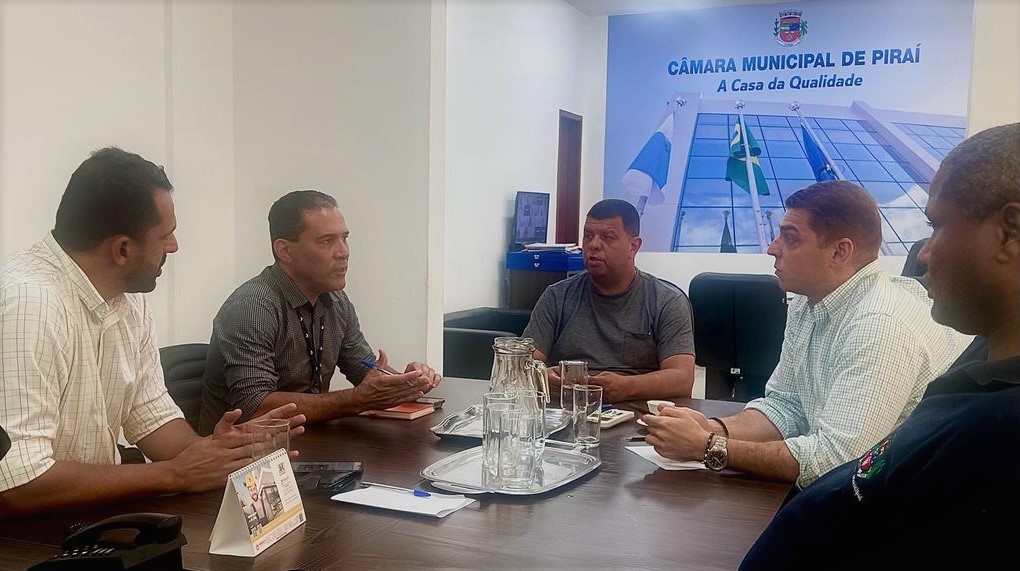  Vereadores de Piraí recebem representantes da Rio+Saneamento 