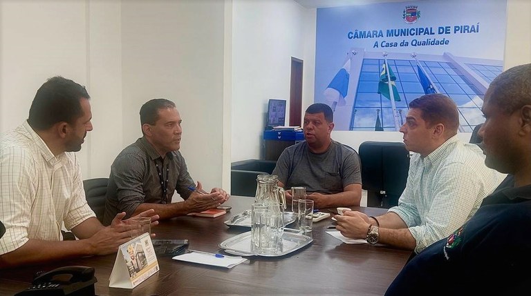  Vereadores de Piraí recebem representantes da Rio+Saneamento 