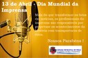 13 de Abril – Dia Mundial da Imprensa