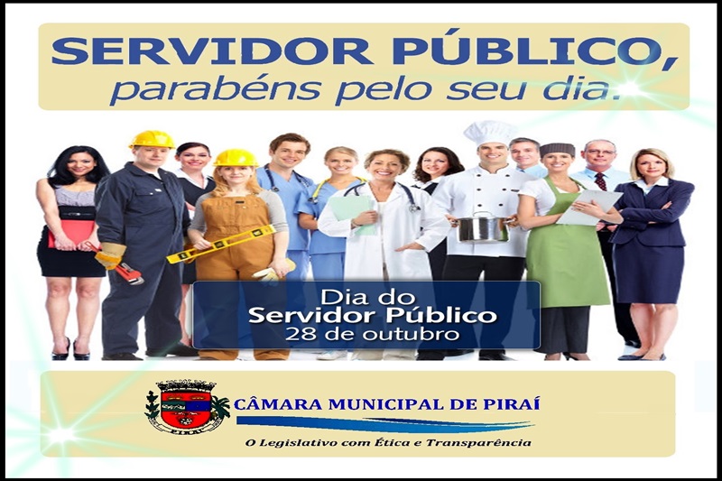 28 de outubro – Dia do SERVIDOR PÚBLICO 