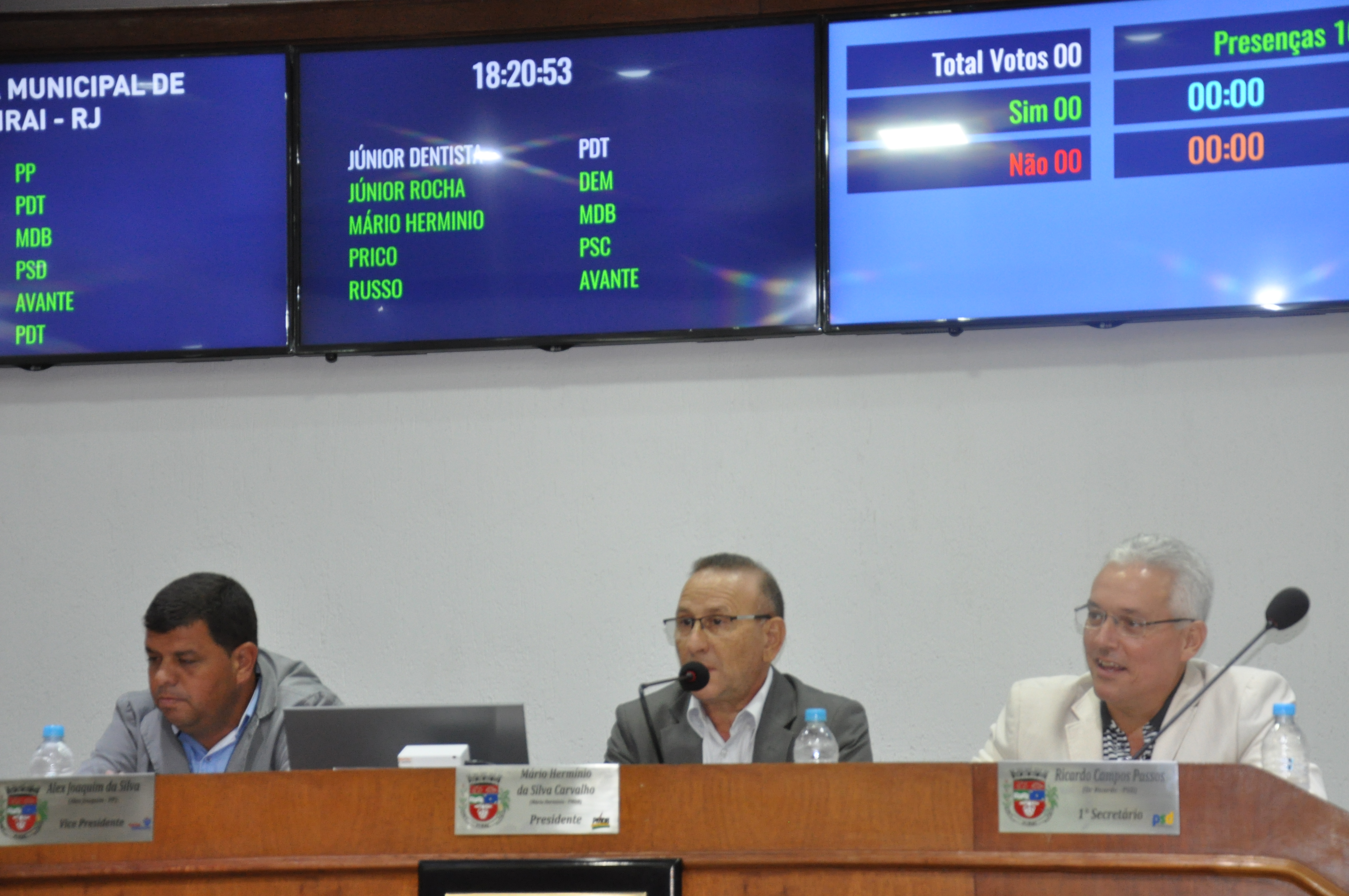 Câmara de Piraí inaugura Painel Eletrônico de Votações