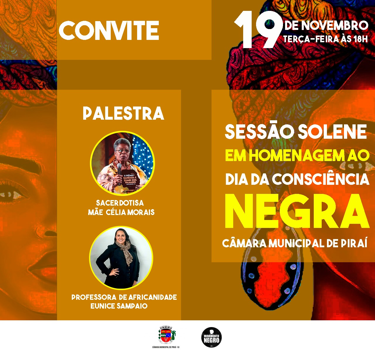 Câmara promove sessão solene em homenagem ao Dia da Consciência Negra