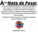 Nota de Pesar