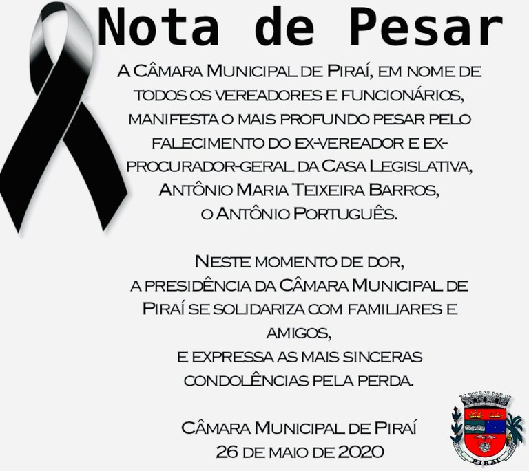 Nota de Pesar