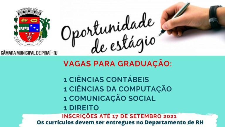 Oportunidade de Estágio
