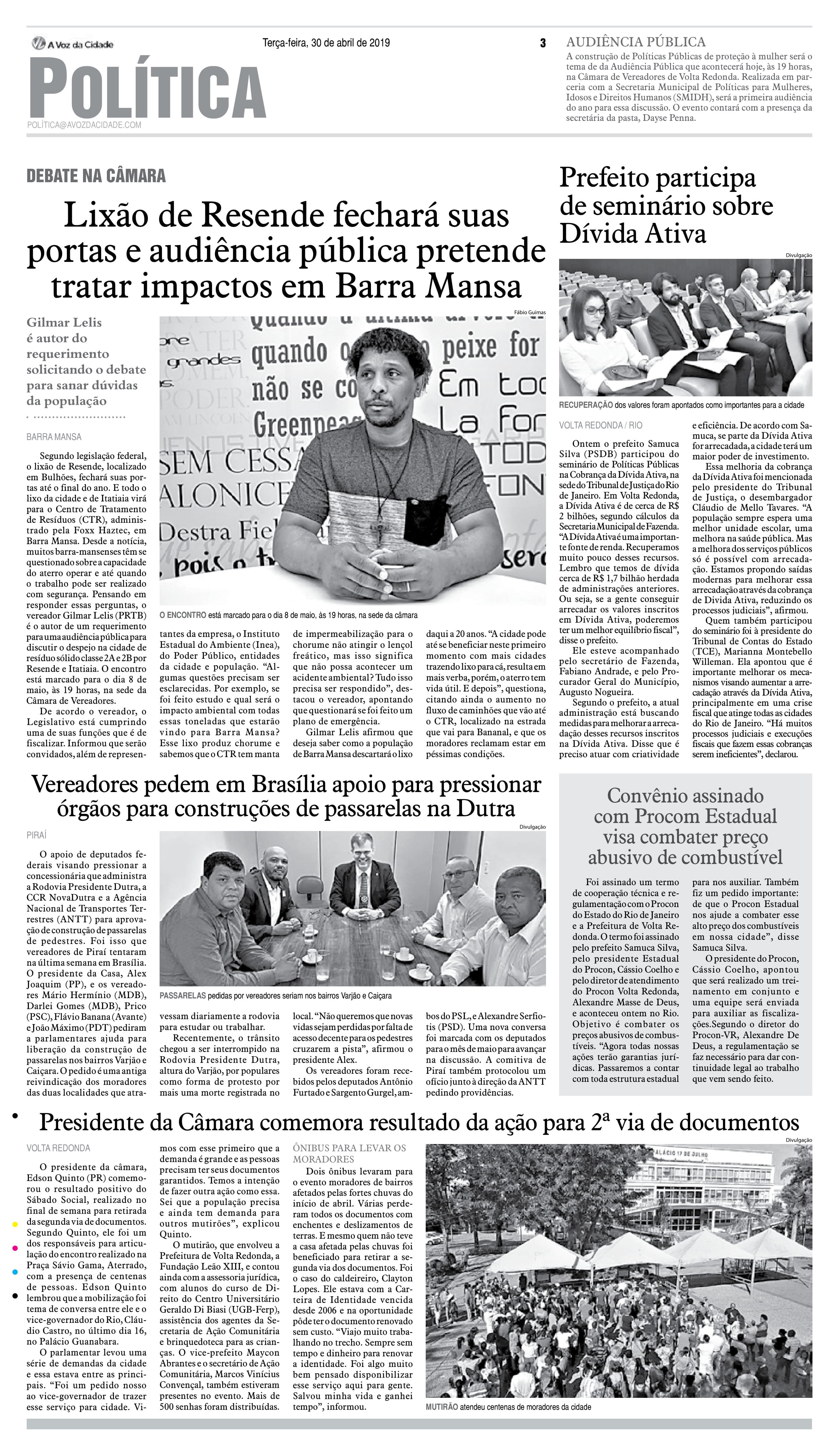 PARLAMENTO NA MÍDIA