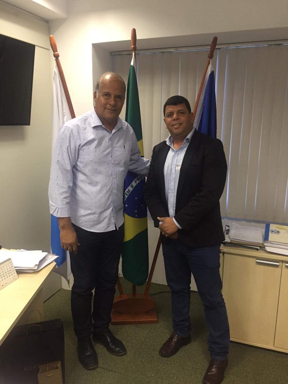 Situação do transporte público coletivo é debatida em reunião entre presidentes da Câmara de Piraí e do Detro