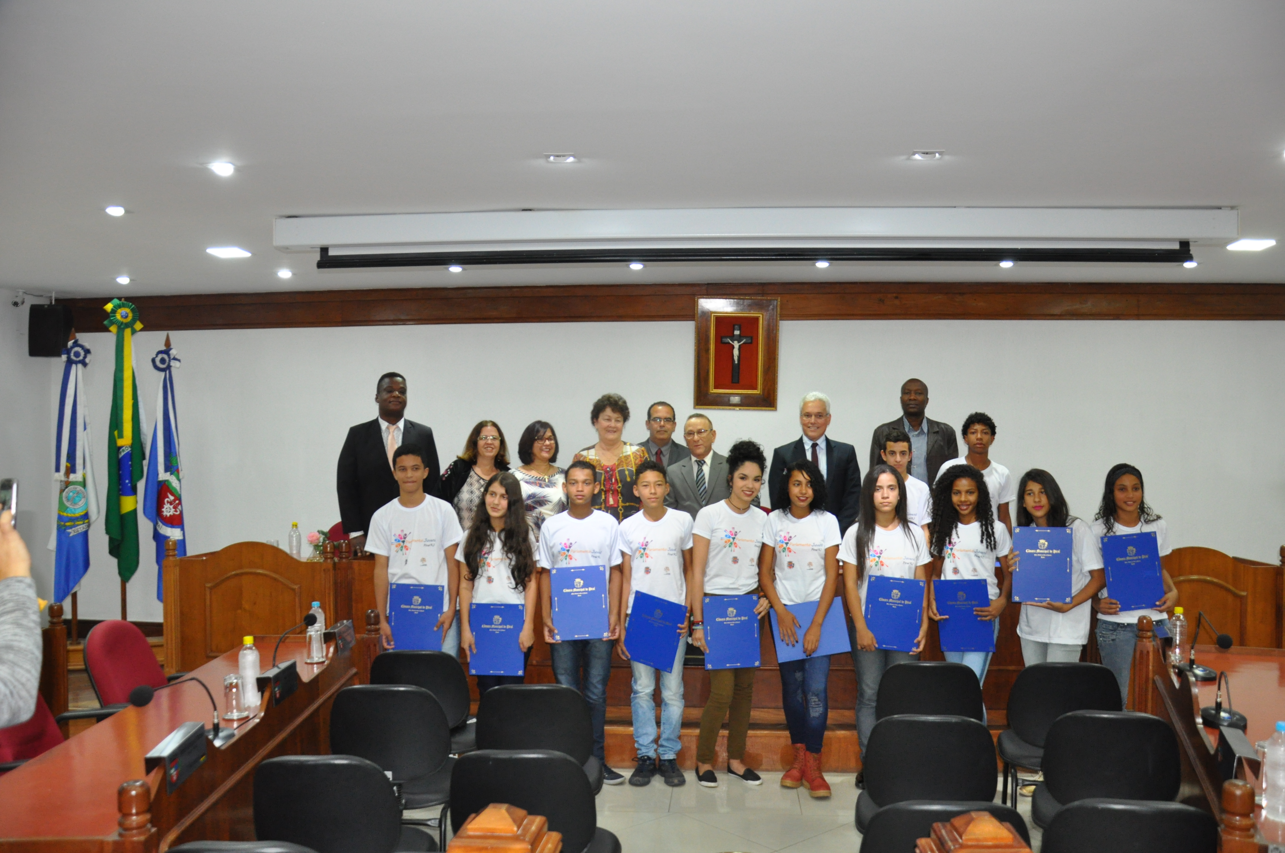 Solenidade de Posse do Prefeito, Vice Prefeito e Vereadores Mirins