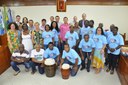 Vereador Darlei Gomes de Moraes homenageia os integrantes do Grupo de Jongo de Arrozal.