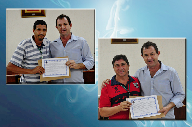 Vereador Russo faz entrega de Moção de Aplausos à equipe do setor de emergência da Light S/A.