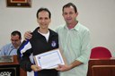 Vereador Russo faz homenagem a Equipe de Karatê de Piraí