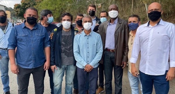 Vereadores recebem senador Romário e apresentam demandas de Piraí