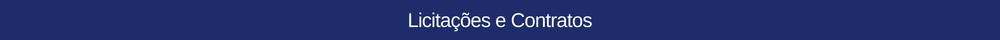 LICITAÇÕES E CONTRATOS