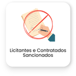 LICITANTES CONTRATADOS E SANCIONADOS