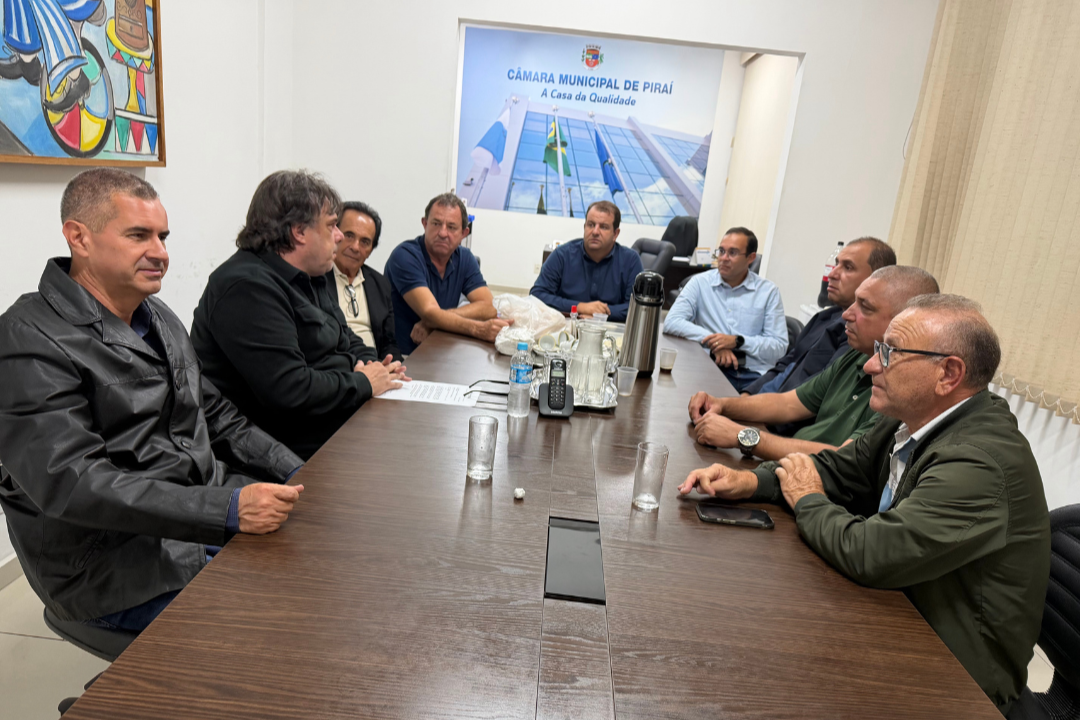 Câmara Municipal de Piraí reforça diálogo sobre mobilidade urbana e ordem pública em reunião