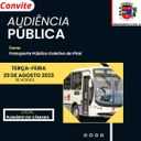 Convite Audiência Pública Transporte Coletivo de Piraí