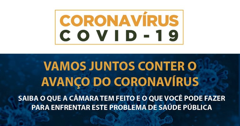Acesso do público à sede da Câmara é restringido devido ao coronavírus