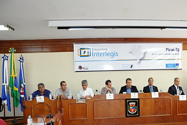 Legislativo de Piraí sedia o 1º Encontro Interlegis do Estado do Rio.
