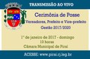 Legistivo de Piraí da posse aos Vereadores , Prefeito e Vice- prefeito 