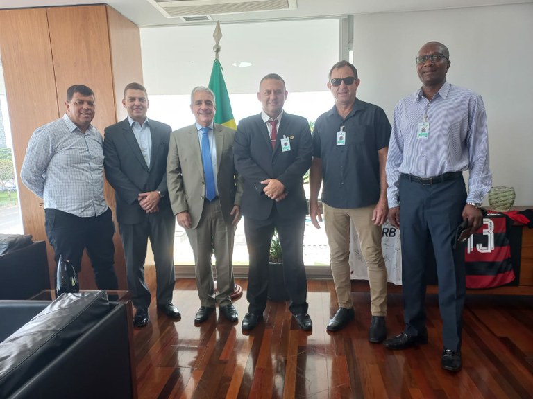 Vereadores de Piraí se reúnem com o secretário André Ceciliano, no Palácio do Planalto