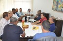 Vereadores participam de reunião com prefeito